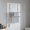 vidaXL Stojan na sušenie na balkón 54x25x42 cm hliník - Srieborná - 80392-34838