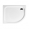 Kaldewei Advantage - Štvrťkruhová asymetrická sprchová vanička Zirkon 605-2, 100x80 cm, biela-sprchová vanička, antislip, polystyrénový nosič 457035000001