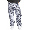 Dámske nohavice melódy ehsani zips pánt zebra|M
