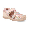 Barefoot dětské sandály Biomecanics - Sauvage Cotton srdíčka