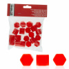 EINPARTS Krytky na skrutky 17 mm - Červené (Silikónové) - EPTUNING034