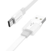 Kábel Borofone BX89 Union - USB na typ C - 3A 1 meter bielo-sivý