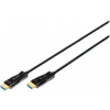 Digitus Připojovací kabel HDMI AOC s hybridním vláknem, typ A M/M, 10 m, UHD 4K@60 Hz, CE, zlatá, bl AK-330125-100-S