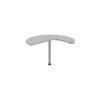 OFFICE PRO s.r.o. HOBIS prídavný stôl jednací ľavý - FP 22 L P, šedá