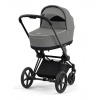 Cybex Priam Set Mirage Grey Comfort Podvozok: Matt Black