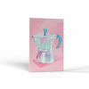Lesklá moka kanvica | Obrazy Vintessia Rozmery obdĺžnik: 80x120