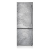 Magnetický kryt na chladničku Šedá betónová téma 60x180 cm
