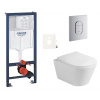 Siko Závěsný wc set do lehkých stěn / předstěnová montáž Glacera Ava GRSAVAA