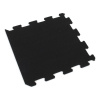 FLOMAT Gumová antivibračná tlmiaca modulová puzzle rohož (okraj) FLOMA UniPad S850 - dĺžka 95,6 cm, šírka 95,6 cm, výška 0,8 cm