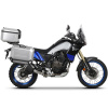 Kompletná sada hliníkových kufrov SHAD TERRA, 48 litrový vrchný kufor, 36/47 litrový bočné kufre, vrátane montážnej sady a platni SHAD YAMAHA Tenere 700 XTZ690