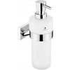 Nimco KEIRA dávkovač na tekuté mydlo plast/chróm/matné sklo, 250ml objem KE 22031W-T-26