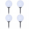 Solárne svietidlá - Solárna lampa Záhrada LED guľa 30 cm 4 ks (Solárne svietidlá - Solárna lampa Záhrada LED guľa 30 cm 4 ks)