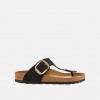 Birkenstock Čierne Regular Žabky Birkenstock Gizeh Big Buckle Nubuck Leather