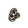 Cooee Design Dekoračný uzol Knot Table tmavý strieborný malý