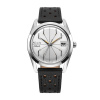 Nivada Grenchen Antarctic Spider Silver 35 mm - Black Racing Strap + 5 rokov záruka a darček ZADARMO