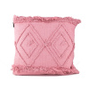 Bavlnený dekoračný vankúš MISS LUCY FRĘDZLE RUŽOVÁ 45 x 45 cm