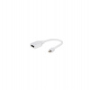 Kábel CABLEXPERT red. Displayport na miniDisplayport, F/M, biela (A-MDPM-DPF-001-W)