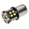 BAY15D, 30 SMD 5050 LED, 6V - Biela, obrátená polarita