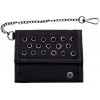 pánska peňaženka FALLEN CHAIN WALLET Black/Silver OS