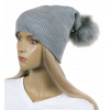 Beanie White, čierna, červená, ecru, námornícka modrá, ružová, šedá, žltá. Universal (Dámska čiapka Pompom Smurfette # 35)
