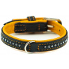 Nobby Pacific Deluxe obojok se Swarovski kryštály XS 27cm oranžová