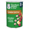 GERBER Organic chrumky s malinami a banánom 35 g