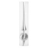 Ozdoba MagicHome Vianoce, 1 ks, 28 cm, špic, strieborný, na vianočný stromček