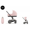 Cybex Platinum CYBEX Priam Set + Platinum Footmuff peach pink 2025 rose gold