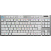 Herná klávesnica Logitech G915 LIGHTSPEED TKL GL Tactile, biela - US INTL (920-009664)