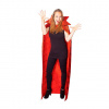 RAPPA Plášť Čarodejnícky červený pre čarodejnice / Halloween