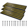 VEVOR Rampa Progowa 3Szt 122x40,5x6,5CM Nośność 15T Rampa Krawężnika