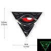 Nášivka na suchý zips Illuminati Delta Armory Čierno-červená
