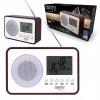 Radio Digital Kitchen FM Hodiny Budík LCD Retro (Radio Digital Kitchen FM Hodiny Budík LCD Retro)