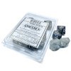 Sada kociek na RPG: Chessex - Borealis Light Smoke Silver Luminary (10 ks)