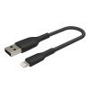 Belkin kábel Boost Charge Braided USB to Lightning 15cm - Black