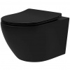 Závesné WC Rea Carlo Mini Tornado NF BLACK MATT