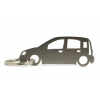 Fiat Panda II kľúčenka z nehrdzavejúcej ocele