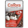 Calibra KAPSIČKA Premium cat Adult Kura & hovädzie v omáčke 24 x 100 g