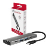 AXAGON HMC-5G2, USB 10Gbps hub, porty 2x USB-A, 2x USB-C, HDMI 4k/60, PD 100W, kábel USB-C 13cm HMC-5G2