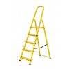 Elkop Oceľový rebrík žltý, 5 priečok