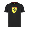 Ferrari detské tričko Shield black F1 Team 2025