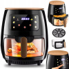 AIR FRYER FRITÉZA BEZ TUKU VEĽKÁ MISA XXL 6L 2400W DOTYKOVÝ PANEL