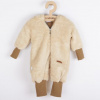 NEW BABY Luxusný detský zimný overal New Baby Teddy bear béžový - 68