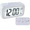 LED biely digitálny budík a teplomer
