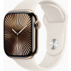 Apple Watch Series 10 GPS + Cellular 46mm Zlatý titan s hvězdně bílým sportovním řemínkem - M/L