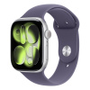 Inteligentné hodinky Apple Watch Series 11 GPS 46mm strieborný hliník - hmlisto fialový športový remienok - M/L (MEVA4WF/A)