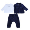 Firetrap Boys 3-Piece Corduroy & Cotton Outfit Set Navy 6-9 mesiacov