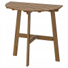 Stôl, stolík - IKEA ASKHOLMEN Nástenný stôl skladací hnedý 70x44 cm