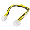 PREMIUMCORD Kabel napájecí interní 8pin, prodloužení 28cm kn-20