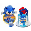 Výtlač na tortu cukrová hmota CUKROVÁ TLAČ SONIC 18 cm
